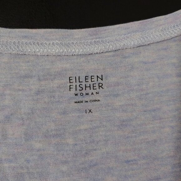 Eileen Fisher Silk Blend Pocket T Shirt Women's Plus Size 1X - Picture 5 of 6